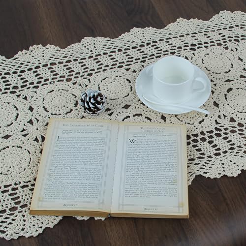 Chemin de table rectangulaire fait main pour protéger et sublimer vos tables - 4
