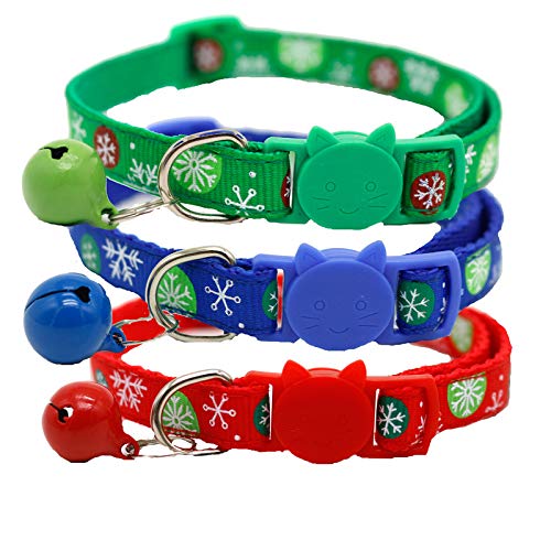 Moonpet Weihnachten Katze Halsband mit Glocke Cover