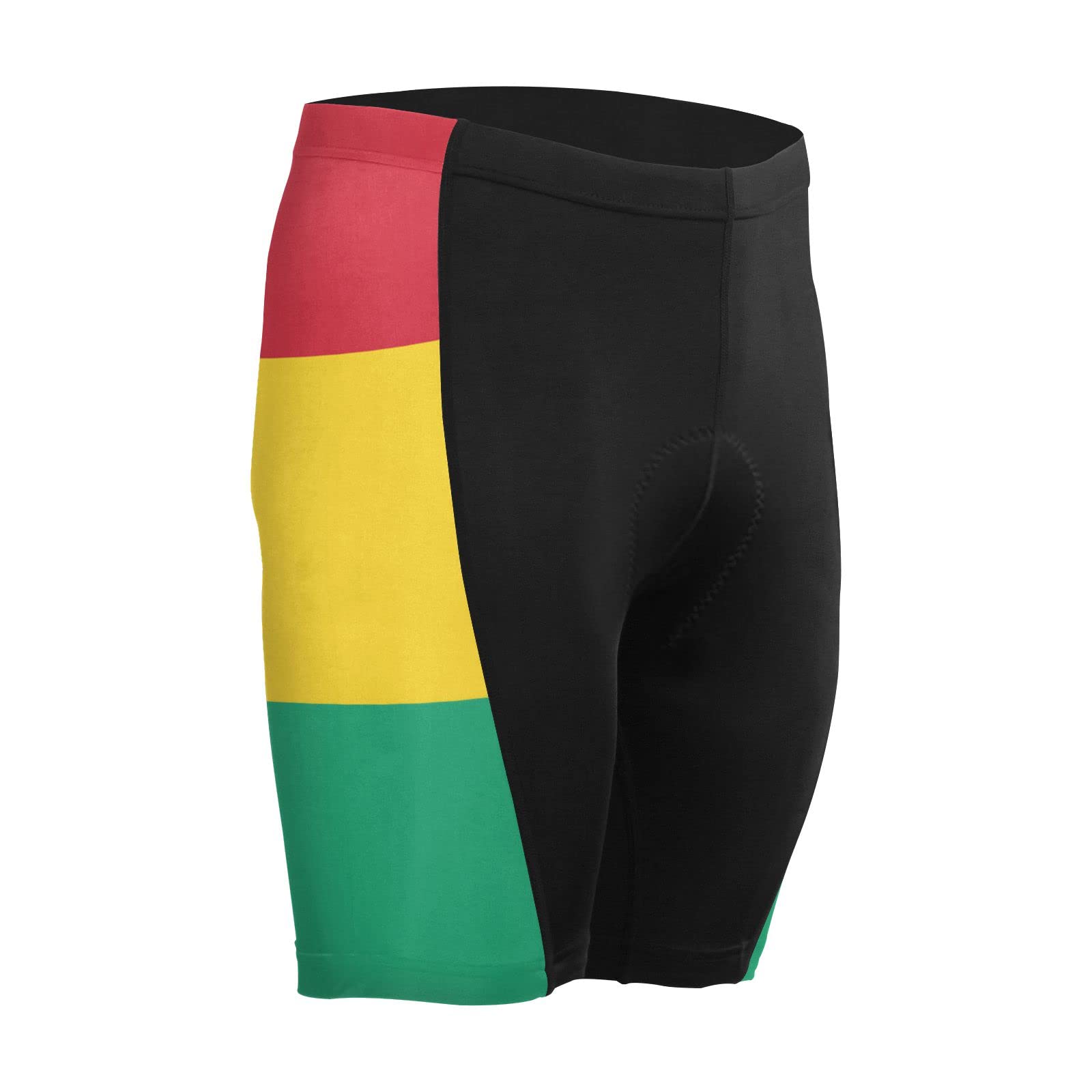 Guinea Flag Men's Bike Shorts Padded Cycling Bicycle Biking Shorts Tight Multicolor