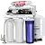 iSpring RCC7P-AK 6-Stage Reverse Osmosis System Under Sink with Alkaline Water Filter and Pump, pH+, 75 GPD, TDS Reduction, RO Drinking Water Filtration System & F19K75 2-Year Replacement Supply Set
