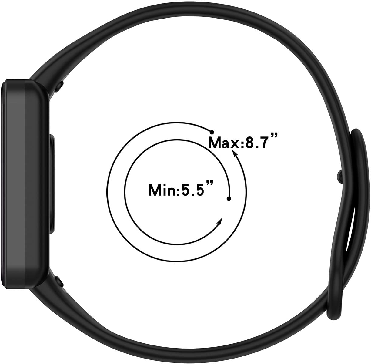 BBZ kompatibel mit redmi smart band pro Cinturino,Cinturino da polso di