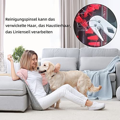 mini Turbinendüse für Dyson V7 / V8 / V10 / V11 / V15 Staubsauger, Quick Release Bürstenrolle für Sofa, Autositz, Sessel, entfernt Milben und Allergene