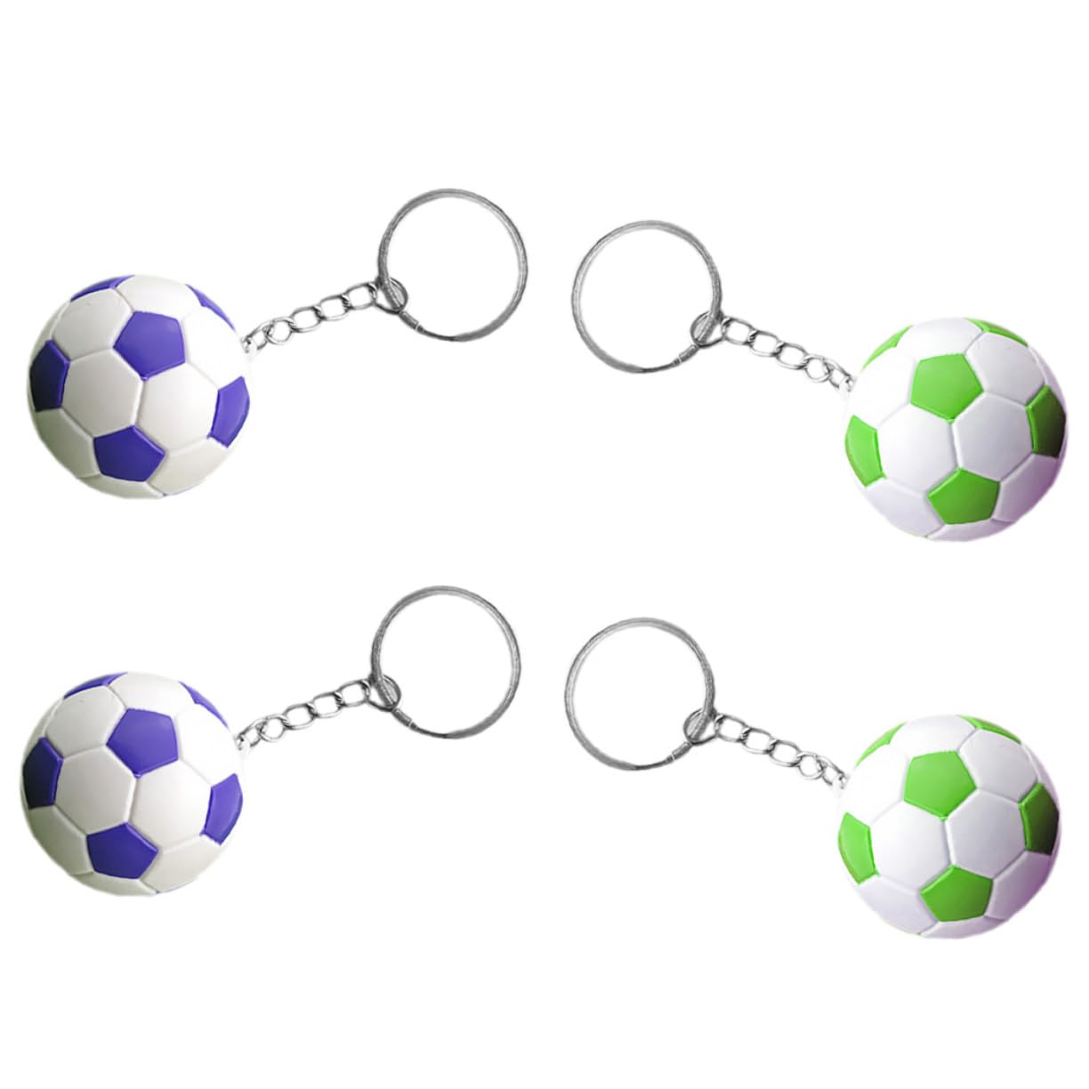 SUPVOX Key Hanging Pendants Soccer Keychain Set Soccer Keychain Sports Ball Key Chain Pendants