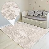 Amazinggirl Hochflor Teppich wohnzimmerteppich Langflor - Teppiche für Wohnzimmer flauschig Shaggy Schlafzimmer Bettvorleger Outdoor Carpet Weiß 200x300