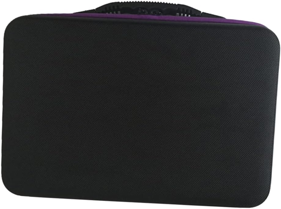 Bottle Storage Case Portable Travel Organizer for Bottles Shockproof Zipper Design for Enthusiasts Random Color