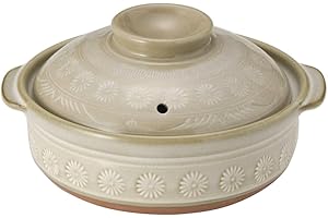 TIKUSAN Donabe Japanese Hot Pot Banko Ware Made in Japan (6 go(30 fl oz.))