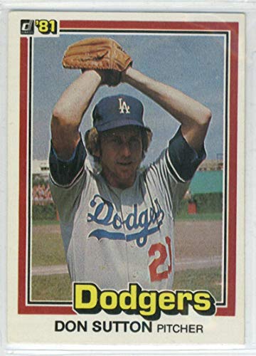 1981 Donruss Don Sutton Dodgers Card
