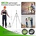 Laser Level with 60in Tripod, HUEPAR 98Ft Self Leveling Laser Level Green Line Laser Cross Line Laser Leveler Tool for Picture Hanging, Tile, Home Renovation, Indoor Project, Battery&Goggles Included