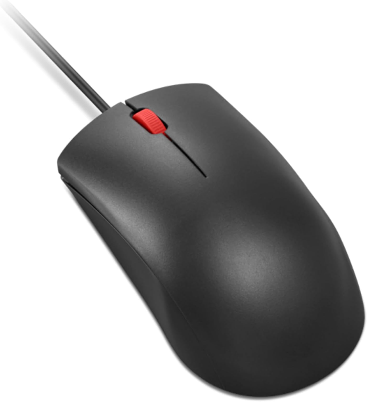 120 Wired Plug & Play USB Mouse, High Resolution 1600 DPI Optical Sensor, 3-Button Design with clickable Scroll Wheel, Ambidextrous, Ergonomic Mouse for Comfortable All-Day Grip (GY51L52636)