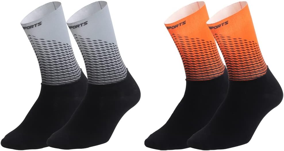 Cycling Socks Pro Men Women Bicycle Bike Sport Ankle Athletic Socks Road Cycling Riding Socks XC MTB BMX White Grey Blue Red
