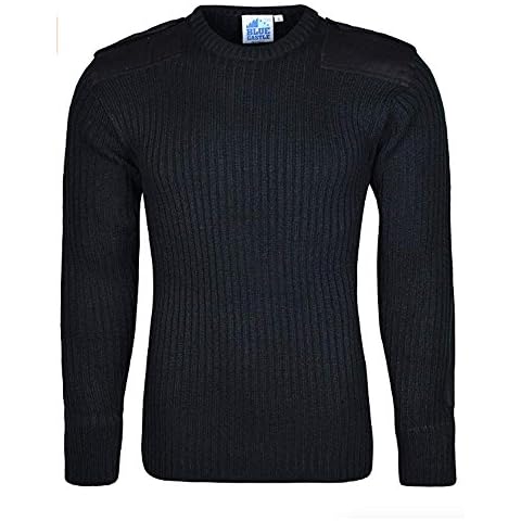 Castle Clothing Men's Army Security Jumper Cover