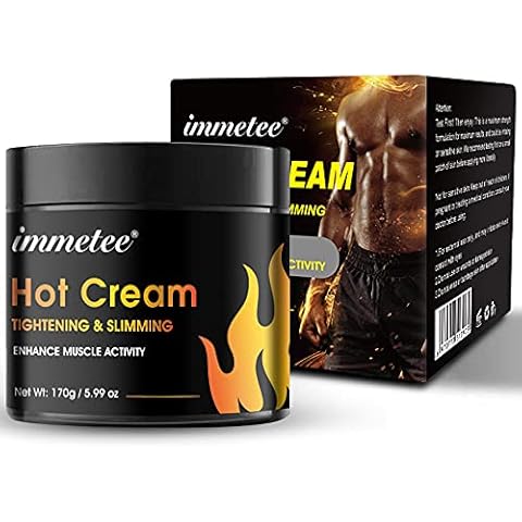 immetee Hot Cream, Sweat Fat Burning Gel, Weight Loss Cream, Workout Enhancer For Shaping Waist, Abdomen and Buttocks Slimming Cream. (Hot Cream 170g) Cover