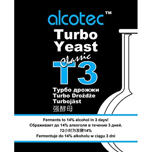 Alcotec Turbo Lievito - Classico T3 Spirit Lievito, Distillatori Lievito, Mash Lievito, Moonshine Lievito, Super Lievito, Vodka Lievito