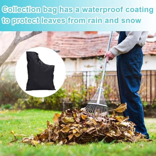 GXGM Laubsauger Fangsack,Laubsauger Auffangbeutel,Fangsack Laubsauger Universaltasche für Blätter, Laubbläserbeutel Tauschen, Auffangsack Laubsaugerbeutel mit Reißverschluss für Garten Rasen
