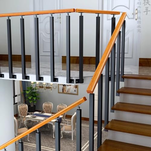 Balaustres de metal negro con colonna di protezione para chalets 8