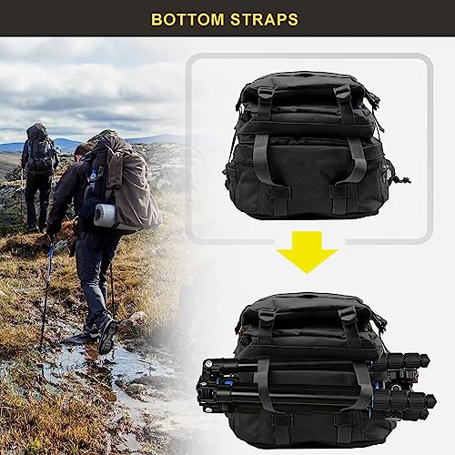 Zavothy 45L Military Tactical Backpack for Men and Women Army 3 Day Assault Pack Bag Large Rucksack with Molle System - Image 5