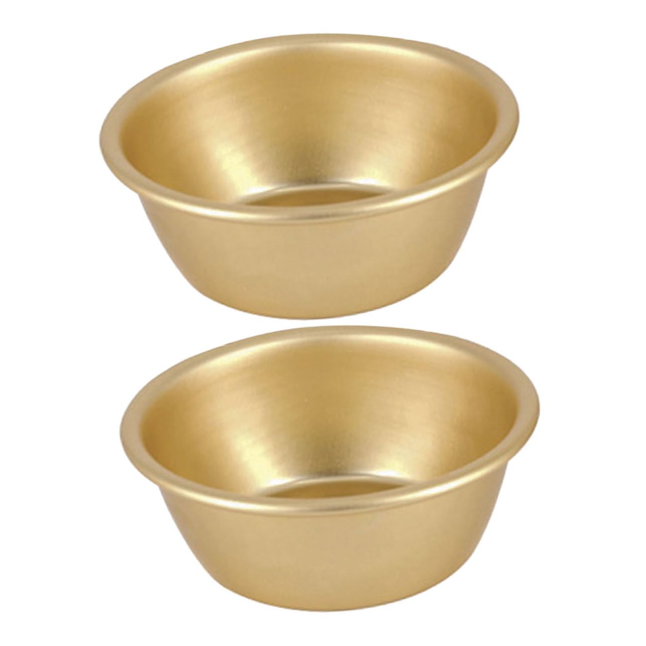 OKUMEYR 2-piece Korean Style Camping Bowl Set Sturdy Aluminum Chilled Bowl for Outdoor