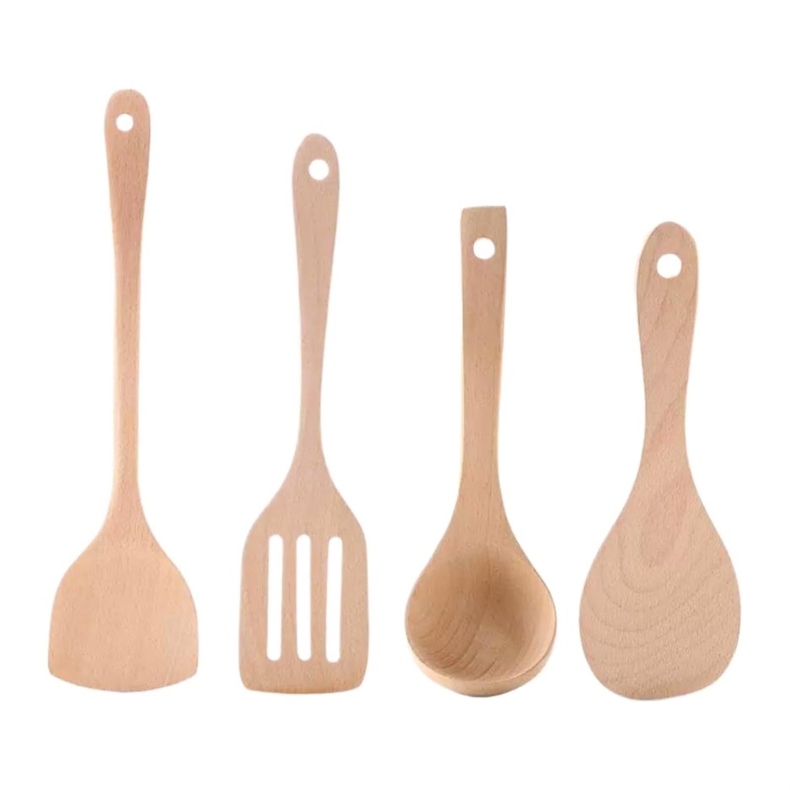 Holz Kochlöffel Spatel Kochutensilien Küche Kochgeschirr Gadgets 4 Stück Sets