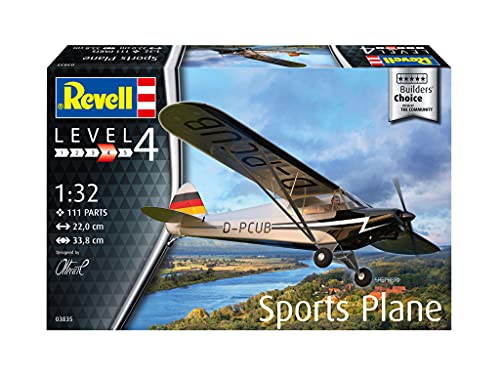 Revell 03835 Sports Plane Builder's Choice originalgetreuer Modellbausatz für Fortgeschrittene, unlackiert – Bild 3