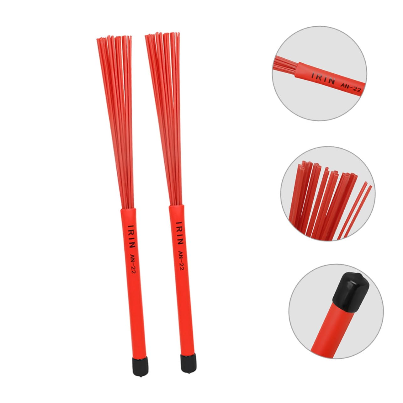 Levemolo Enhance Your Drumming Experience Durable Drum Brush Retractable Feature Made for Drums and Percussion Instruments