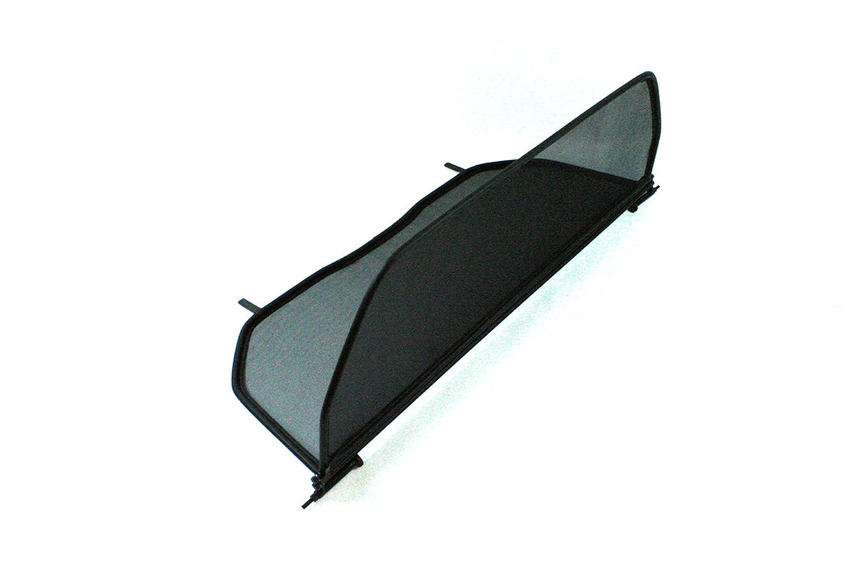 Windschott für VW Golf 3+4 (1993-2002) - Klappbar - mit Schnellverschluss - Schwarz | Windabweiser | Windblocker | Wind Deflector