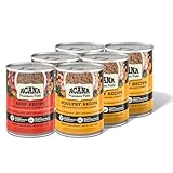 ACANA Premium Pate in Bone Broth Grain-Free Wet Dog Food Variety Pack: Beef + Poultry Recipes 12.8oz Cans (6 Count, 3 of Each)