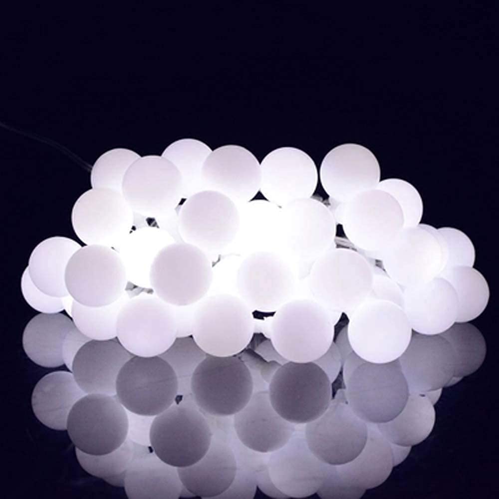 Guirnalda de luces solares Grobe para exteriores, 22 m, 200 LED, guirnalda de luces solares impermeables, 8 modos para jardín y patio (blanco)