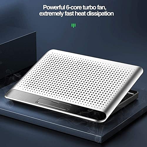 Base enfriadora para laptop de 12 a 17 pulgadas con puerto USB miniatura 5