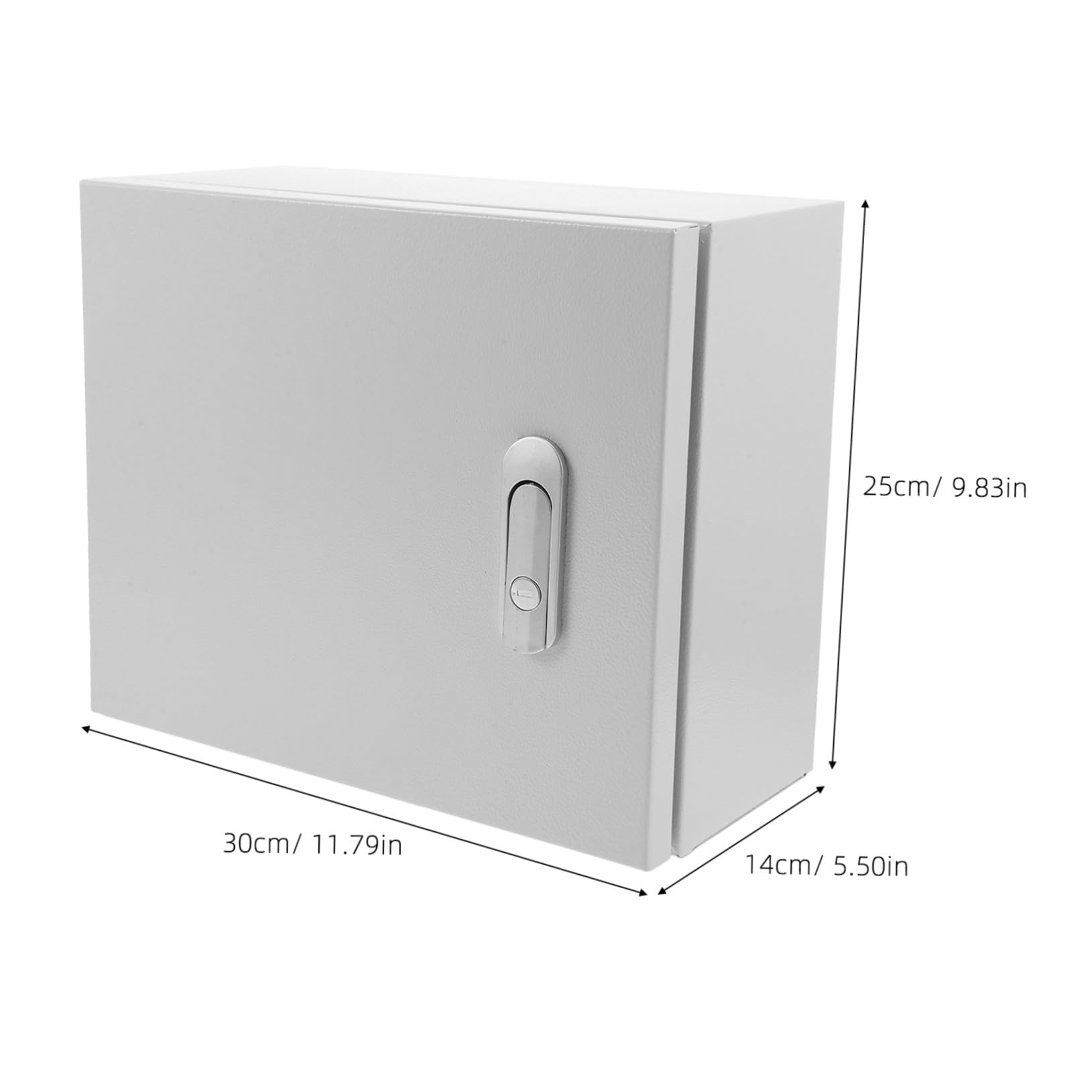 SEWACC Coffret Électrique Mural Étanche avec Serrure de Sécurité Boîtier de Distribution Extérieur Boîte de Jonction Électrique pour Installation Rapide