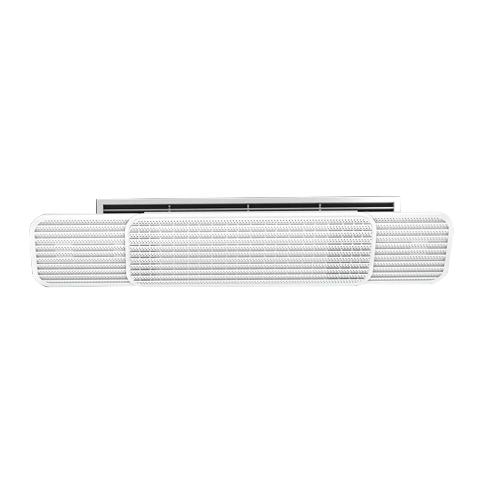 YGER JZGB Air Deflector for Wall Vent, Heat Register Deflector, 15° Tilt, Retractable Bracket, No Need for Additional Tools to Install, for Side Wall Vents(60-88x20cm/35x8in)