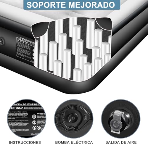 Campismo, Outdoors colchon inflable Marca GOHOMKIC (3)