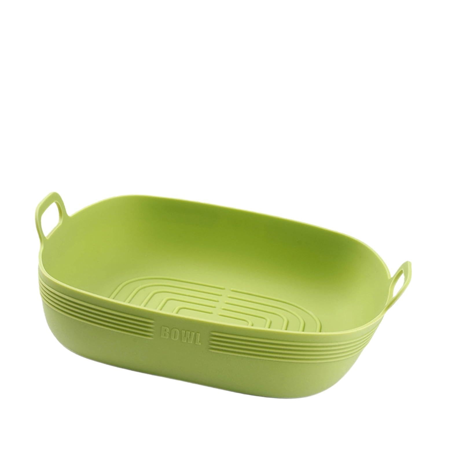 Kalttoy Silicone Air Fryers Basket with Raised Lines for Even Heating Dishwasher Safe and for 5 8 to 8 Quart Air Fryers Microwave Safe Baking Pan