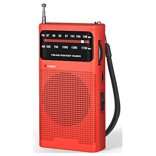 Tendak Mini Radio Portatil Pequeña, Transistores FM Am con Excelente Señal, de Bolsillo, Funciona con AA Pilas (no Incluidas)