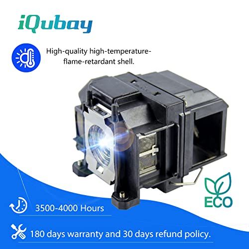 Image of ELPLP67 V13H010L67 Replacement Projector Lamp Bulb for Epson PowerLite Home Cinema 500 707 710HD 750HD EX5210 EX7210 EX3210 EX3212 H433A H429A VS210 VS220 EB-X11 X12 W12 S12 S11 X15 SXW11 TW480
