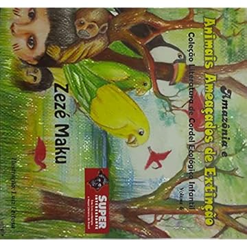 Capa do livro AMAZÔNIA E ANIMAIS AMEAÇADOS DE EXTINÇÃO