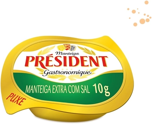Manteiga Président Com Sal 192 Sache Blisters de 10g