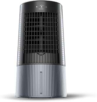 Symphony Duet-i Personal Kitchen Cooling Fan For Home and Office Tabletop with Honeycomb Pad, Powerful Blower, Auto Rotation and Low Power Consumption...