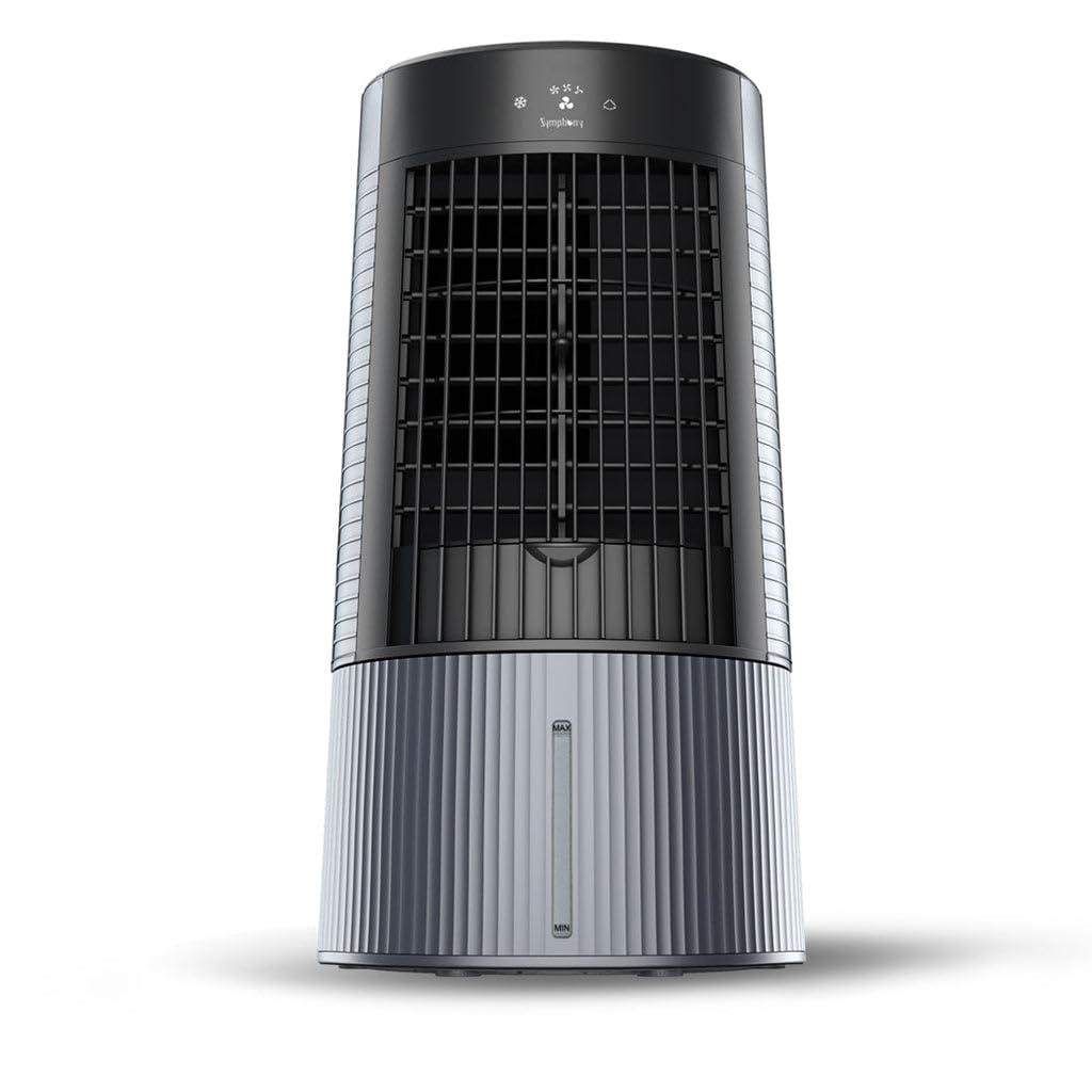 Symphony Duet-i Personal Kitchen Cooling Fan For Home and Office Tabletop with Honeycomb Pad | Kitchen Fans for Home Cooking | Mini Portable Fan | Low Power Consumption (6L, Grey) Symphony Duet-i Personal Kitchen Cooling Fan For Home and Office Tabletop with Honeycomb Pad | Kitchen Fans for Home Cooking | Mini Portable Fan | Low Power Consumption (6L, Grey)