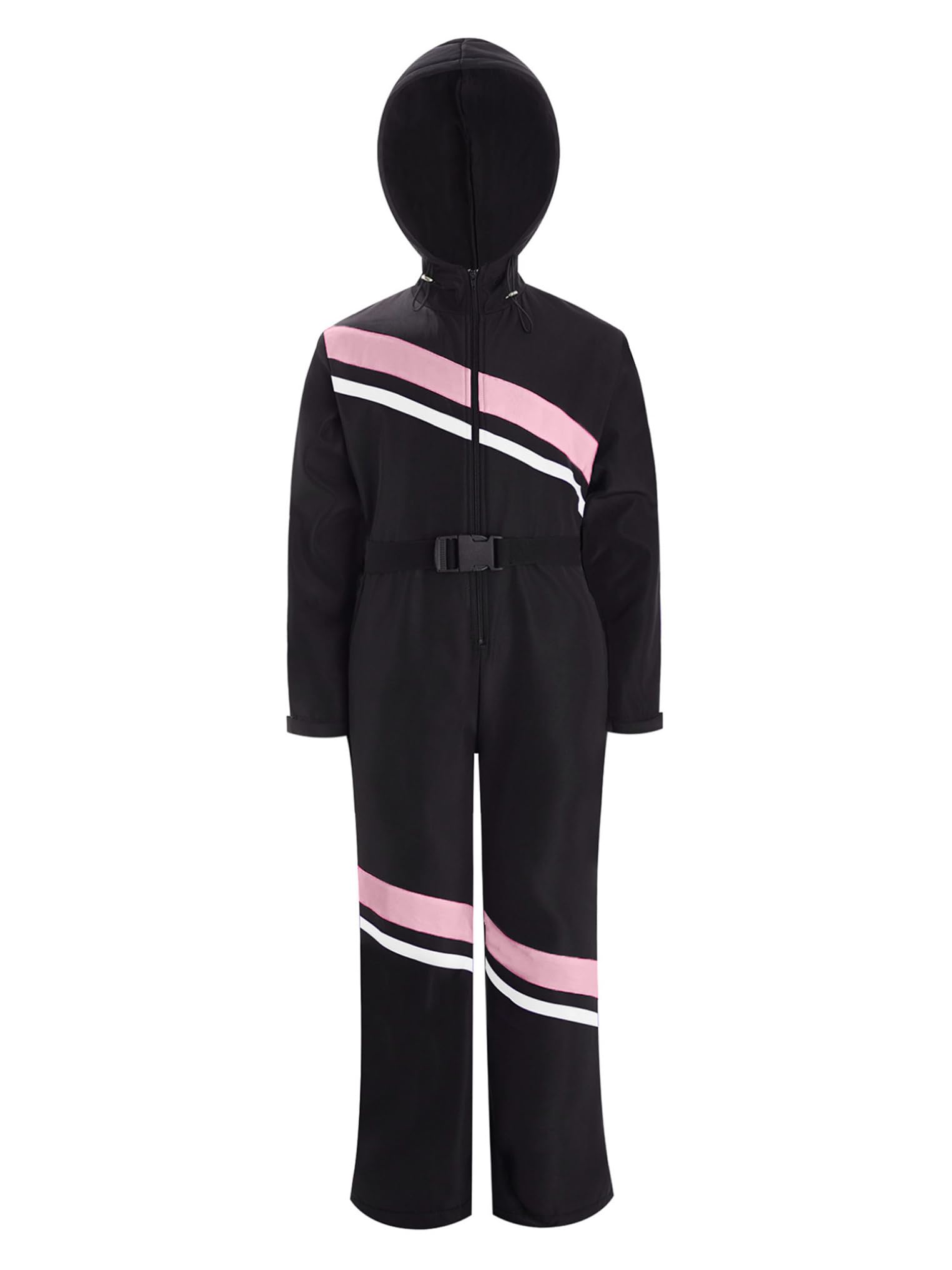 Tuta Intera Sci Bambina Bambino Tuta Sportiva con Cappuccio Jumpsuit Casual Completo da Neve per Il Lavoro All'aperto Sci Pesca Equitazione Moto