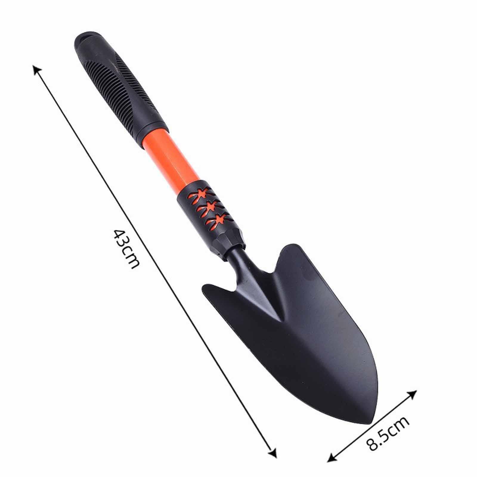 Juego de 4 Herramientas de jardinería, Herramientas de jardinería Resistentes con Mango ergonómico, de 3 y cultivador para aflojar, Style B
