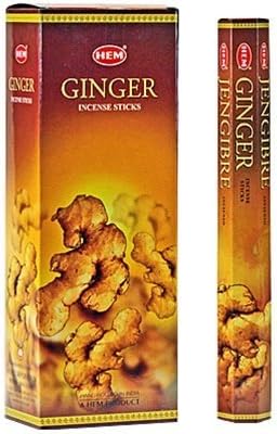 BuddyDee Ginger - Box of Six 20 Stick Tubes - HEM Incense