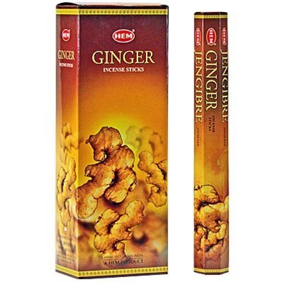 Buddydee Ginger - Box Of Six 20 Stick Tubes - Hem Incense #TOP18