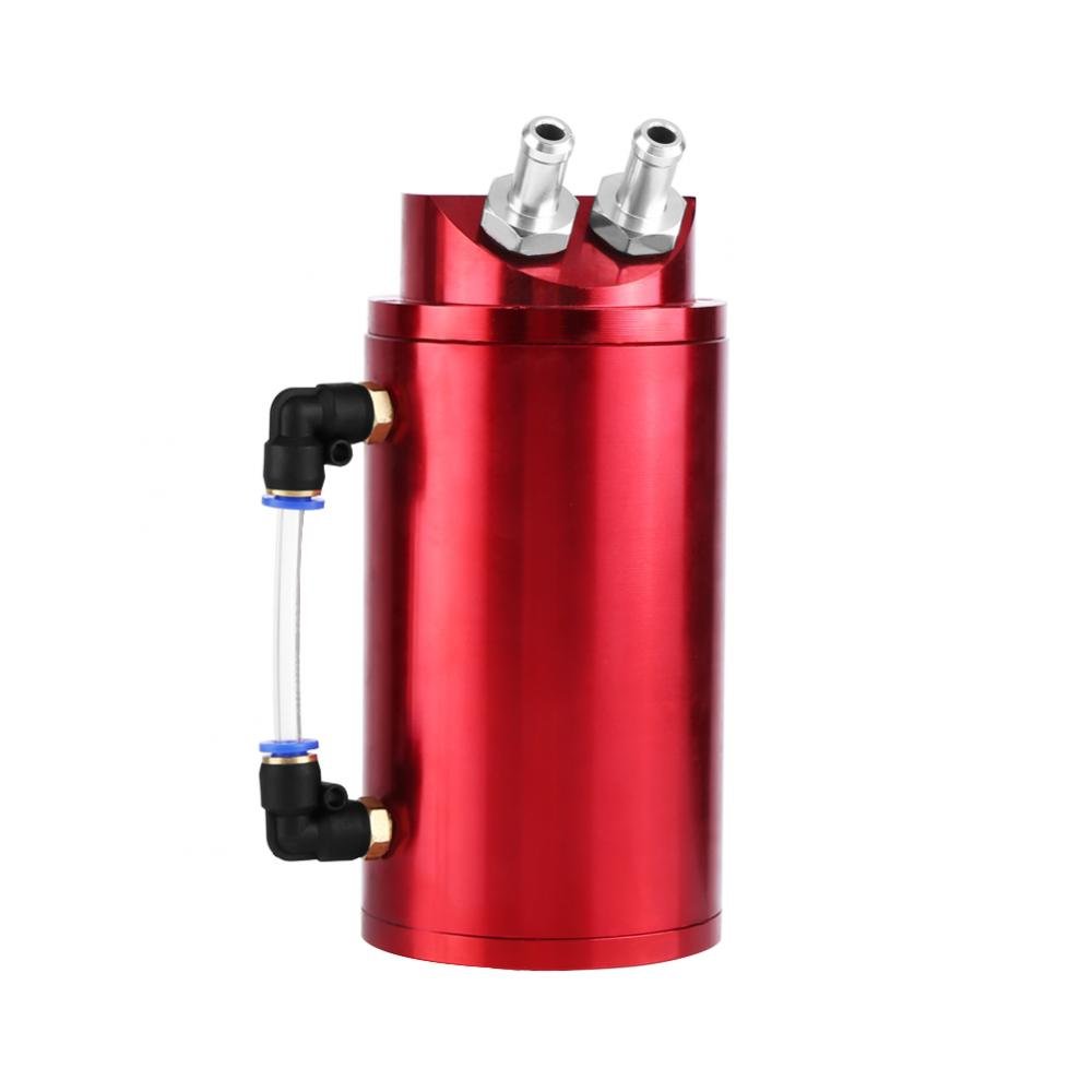 GOTOTOP Serbatoio Olio Catch, Filtro Sfiato Motore, Alluminio, Accessorio Auto