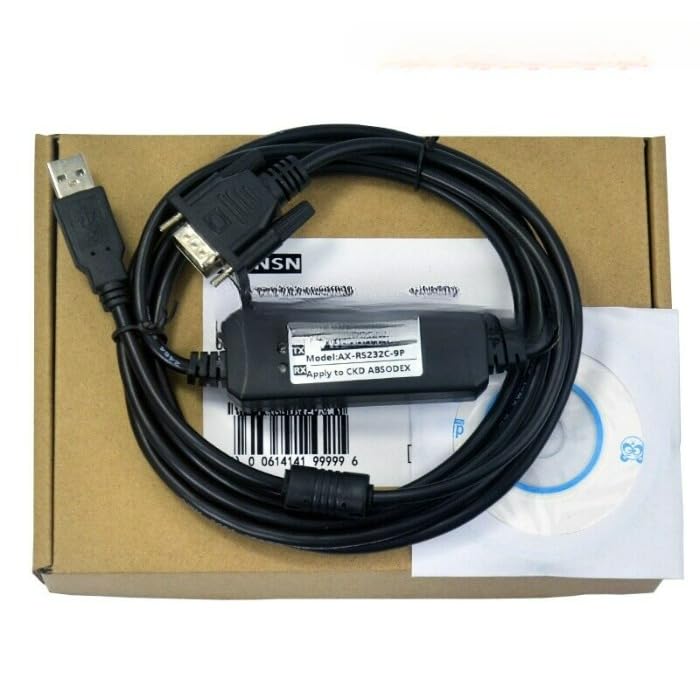 Set of 1 new cable suitable for servo drive debugging AX-RS232C-9P