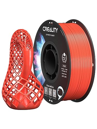 Image of Creality ABS 3D Printing Filament 1.75mm, Excellent Resistance, Odorless Non-Toxic, Stability, Tough, 1kg(2.2lbs) ABS Filament 1.75mm for 3D Printer (Red)