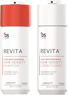 DS Labs Revita Shampoo & Conditioner Kit, 205mL – Scalp First System for Fuller Looking, Volumized Hair, Lightweight Hydration, Sulfate & Silicone Free, Color Safe, For Men & Women