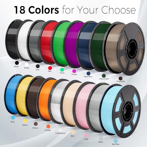 Image of iSANMATE HF PETG Filament Bundle 4KG Black Rapid 50-400MM /S for Bambu