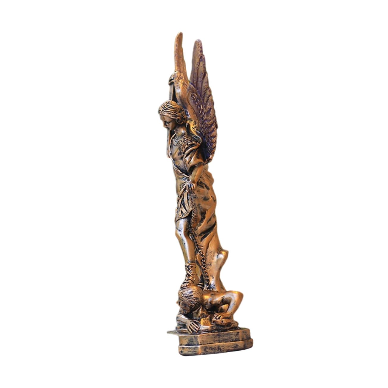 Ange tueur de démons statue résine café portable ornement de table