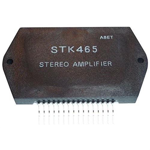 Lumonic Hybrid IC STK465, 2 Channels, 80x45mm Stereo Power Amplifier, >30W, ±28V