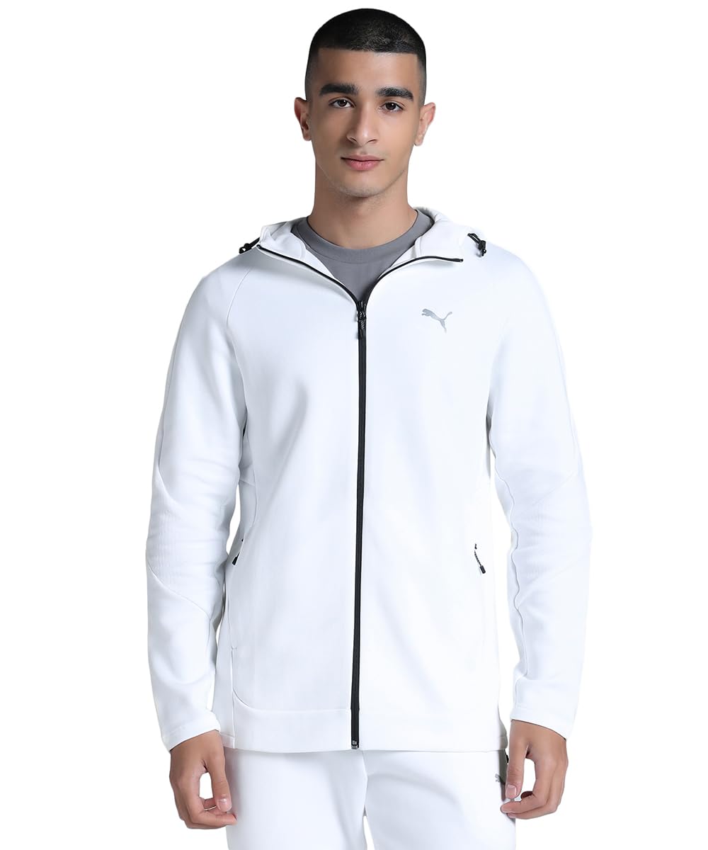 Puma Herrenmantel, ausgestellt, 684613_Weiß, Größe 38, weiß, 38